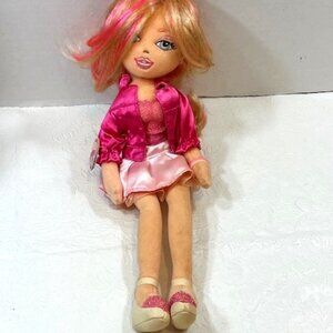Pretty Patti TY GIRLZ Doll Bendable Pink Clothes 13" Long